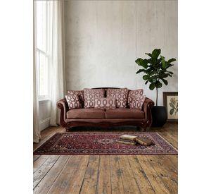 Sofa Catania 3 Cuerpos Clásico Tela Velvet