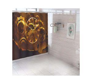 CORTINA PARA BAÑO CON FORRO DE DUCHA 180 cm L55