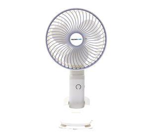 Ventilador Clip Portátil Recargable Tecnolab TL674 blanco