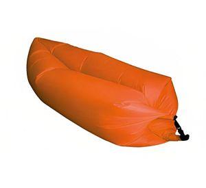 SOFA SILLON INFLABLE TUMBONA COLCHON.  ORANGE