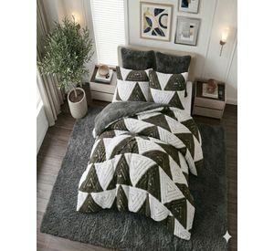 Cubrecama King Invierno Jacquard Cutting Premium Chiporro Extra Suave C-1