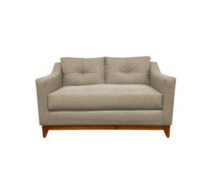 SOFÁ CARRERA CHENILLE BEIGE 2 CUERPOS