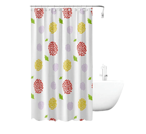 Cortina de Baño Flores 180 cm x 180 cm