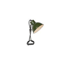 LAMPARA FOCO PINZA MOYS VERDE 1XE27