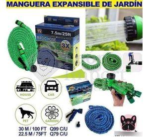 Manguera Mágica Retráctil Expandible 22.5mts Corrugada