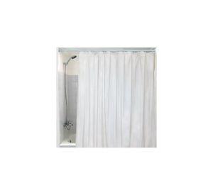 Forro para cortina de baño PVC 180 x 180 cm, color blanco