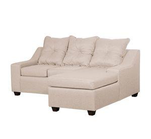 Seccional Viena 3 cuerpos  Derecho Tela Beige 195x 155 x90