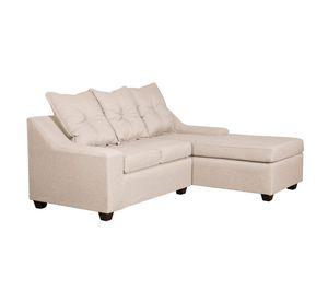 Seccional Viena 3 cuerpos  Derecho Tela Beige 195x 155 x90