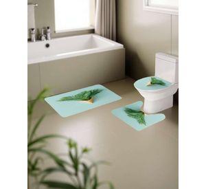Juego de Baño Completo 5 Piezas Cortina de Tela y Forro de Ducha C9