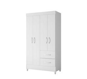 CLOSET 4P MOBI WHITE VEKKAHOME