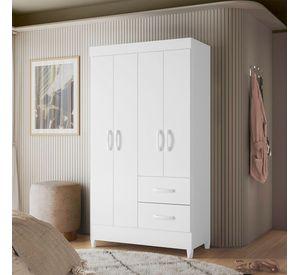 CLOSET 4P MOBI WHITE VEKKAHOME