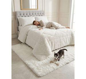 Cubrecamas De Invierno Sherpa 2 Plazas Premium m4