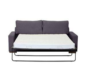 Sofa Cama Livorno 2Pl Lino Gris Oscuro