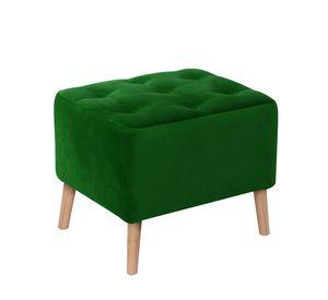 Pouf Lyon Tela Velvet Verde