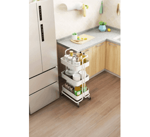Estante Organizador Carro Plegable Multiuso 3 Niveles 02