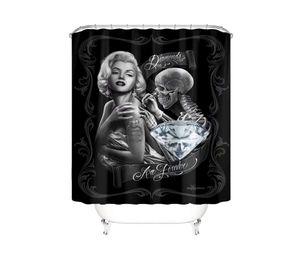 CORTINA PARA BAÑO CON FORRO DE DUCHA 180 cm L50