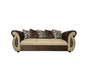 Sofá New Dominga Beige 3 Cuerpos