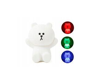 Lámpara Espantacucos Oso teddy  colorful arcoíris