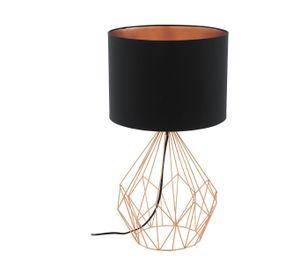 Lampara Sobremesa Pedregal Acero Cobre DM350 H645 1x60W E27 Cod95185