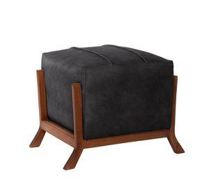 Pouf Marsella Cuero Kentucky Negro