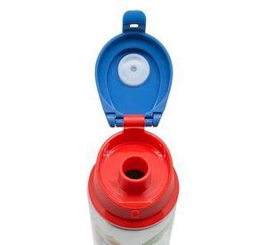 Botella metálica de 500ml licencias, diseño Infantil y portátil.
