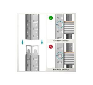 Estante Rack Metálico DecoTeam 5 Estantes 180 x 90 x 40