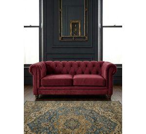 SOFA FLORENCIA 2C TELA VELVET BURDEO