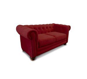 SOFA FLORENCIA 2C TELA VELVET BURDEO