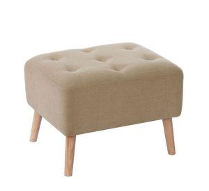 Pouf Lyon Lino Natural