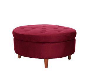 Pouf Paris Tela Velvet Burdeo