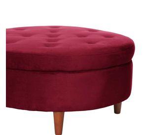 Pouf Paris Tela Velvet Burdeo