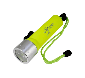 Linterna Buceo Led Sumergible A 25 Metros De Profundidad Color de la linterna Amarilla Color de la luz Luz Fria