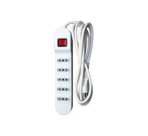Zapatilla Eléctrica Con Switch Blanca 3 mts Macrotel - Sec
