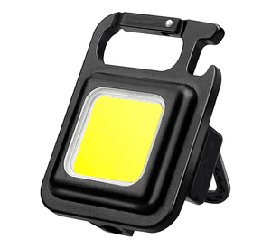 Mini Linterna Llavero Iman Led Cob Abridor Calidad Premium!! Color De La Linterna Negro Color De La Luz Blanco