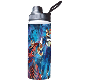 BOTELLA ESTAMPADA DE GOKU VS VEGETA DRAGON BALL