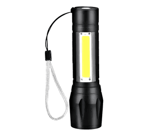 Mini Linterna Led De Mano Recargable Usb Gancho 525 Con Zoom Color de la linterna Verde Color de la luz Blanco