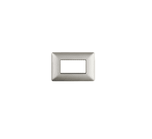 Placa Triple Base Para Modulo Tomacorriente Interruptor Stanford Champagne