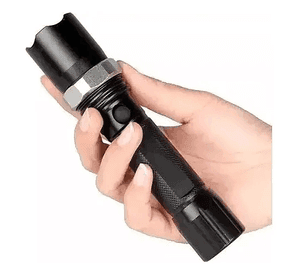 Linterna Led Tactica Zoom Swat Led Cree Q5 Recargable Blanco