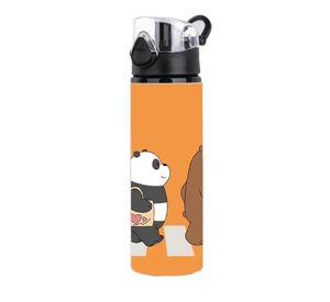 BOTELLA ESTAMPADO ALUMINIO THE BARE BEARS OSO PARDO PANDA POLAR