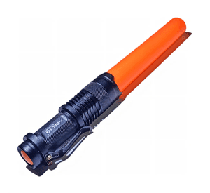Mini Linterna Led Batuta Policial Militar Tactico Linterna Negro Luz Blanco