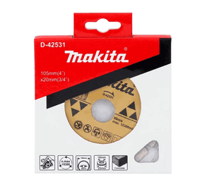 Disco Diamantado Segmentado 105x20mm + Anillo Makita D-42531