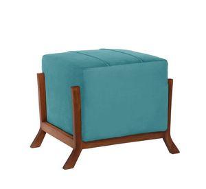 Pouf Marsella Tela Velvet Turquesa