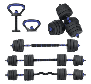 Set Mancuernas Barras Pesas Rusas Unibles 30 Kg Hyperhike