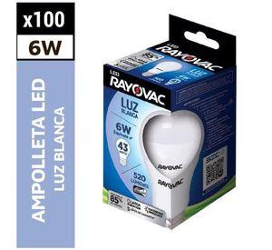 Ampolleta Rayovac Luz Blanca Base E27 43w