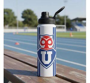 BOTELLA ESTAMPADA U DE CHILE FUTBOL BULLA REGALO 850ML