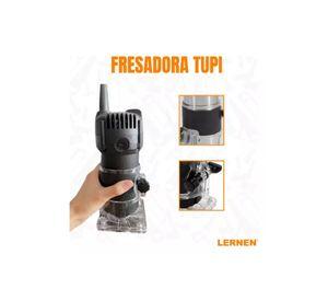 Kit fresadora router Tupi 6-6.35mm 220V 50Hz 550W + 18 fresas