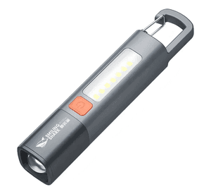 Linterna Lampara Colgable Camping Recargable Telescopico Ipx Linterna Gris Luz Blanco