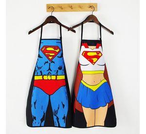 set 2 delantales Superwoman y superman