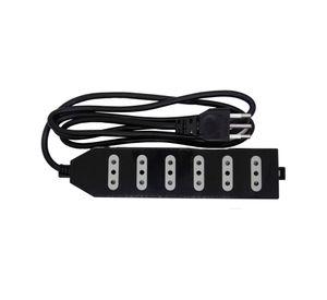 Zapatilla Eléctrica 6 Tomas Negro 1,5 Mts Macrotel - Sec