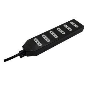 Zapatilla Eléctrica 6 Tomas Negro 1,5 Mts Macrotel - Sec